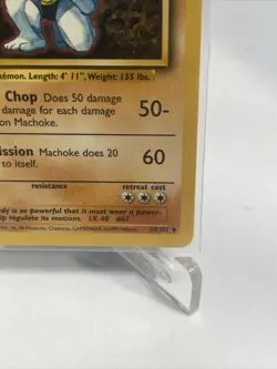 Pokemon WOTC Machoke 34/102 Base Set UNLIMITED Uncommon NM - Image 5