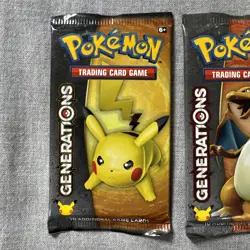 Pokemon Generations Booster Pack x4 Complete Set 20th Anniversary Factory Sealed - Image 2