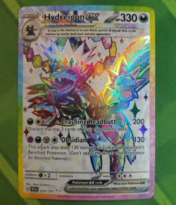 Hydreigon ex - 223/191 SV08: Surging Sparks Pokemon NM - Image 1