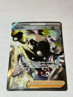 Gordie TG24/TG30 Ultra Rare Silver Tempest Trainer Gallery Pokemon Near Mint - Image 1