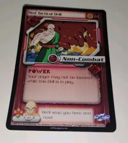 RED TACTICAL DRILL #109 RARE FOIL CARD DBZ CCG Dragonball Z (Score) Android Saga - Image 3