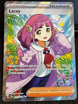 Pokemon Stellar Crown - Lacey Full Art (166/142) - Image 1