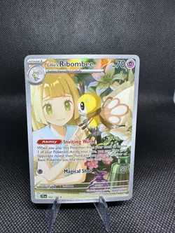 Lillie's Ribombee NM IR 164/159 Journey Together Pokemon TCG Holo - Image 1