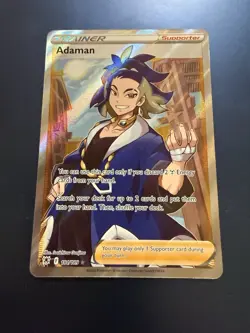 Pokemon TCG Adaman 181/189 Swsh10 Astral Radiance Ultra Rare Full Art Holo - Image 1
