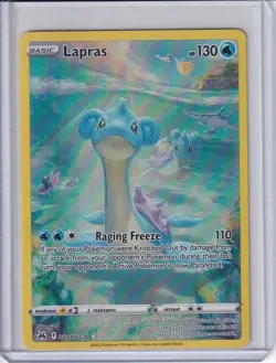 Lapras Pokemon Crown Zenith Galarian Gallery Ultra Rare GG05/GG70 NM - Image 1
