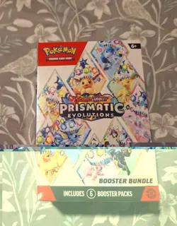 Pokemon Scarlet & Violet Prismatic Evolutions Booster Bundle 6 Packs New Sealed - Image 1