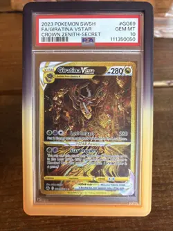 2023 Pokemon SWSH FA/Giratina VSTAR Crown Zenith PSA 10 Secret - Image 1