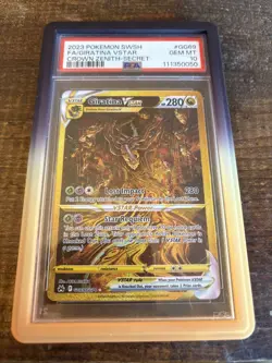 2023 Pokemon SWSH FA/Giratina VSTAR Crown Zenith PSA 10 Secret - Image 3