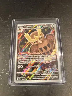 Pokemon TCG Noctowl ETB Exclusive Stellar Crown Black Star Promo 141 - Image 1