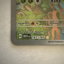 Pokemon Ivysaur 167/165 Illustration Rare Full Art SV151 Holo Ikegami English - Image 5