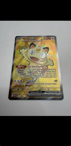 Pokemon TCG Phantasmal Flames/ Perfect Order Meowth EX Full art/double rare - Image 2