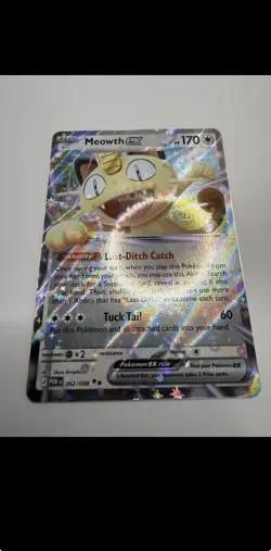 Pokemon TCG Phantasmal Flames/ Perfect Order Meowth EX Full art/double rare - Image 4