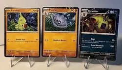 Larvitar 110/193 Pupitar 111/193 Tyranitar 135/193 PAL Cosmos Holo Pokemon NM/M - Image 1