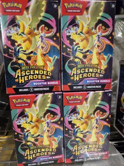 Pokemon TCG Ascended Heroes Booster Bundle Bundle - Lot Of 4 SEALED - Image 1