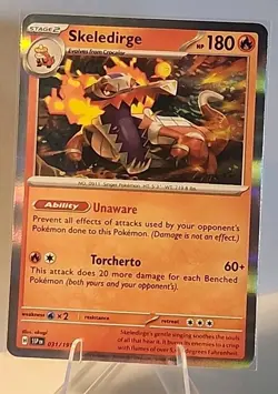 Skeledirge 031/191 Sv08: Surging Sparks Holo Pokemon TCG NM - Image 1