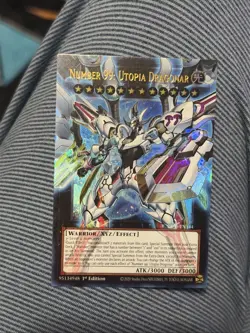Yugioh Rarity Collection Overframe Number 99 Utopia Dragonar 1st Edition NM - Image 1