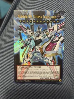 Yugioh Rarity Collection Overframe Number 99 Utopia Dragonar 1st Edition NM - Image 2