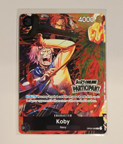 Koby Online Regional 2023 Participant OP02-098 Tournament Promo One Piece Card - Image 1