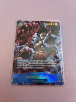 One Piece A Fist of Divine Speed Monkey D Luffy OP11-118 Secret Rare SEC - Image 2