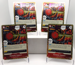 Honesty Impact Playset - OP11-018 x4 - A Fist of Divine Speed - One Piece TCG - Image 1