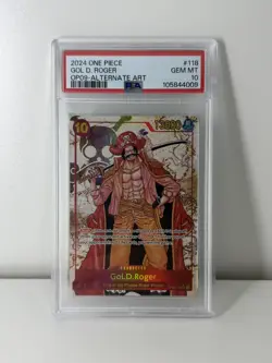 Namco Gol.D.Roger Alternate Art Foil Secret Rare OP09-118 Emperors PSA 10 - Image 1