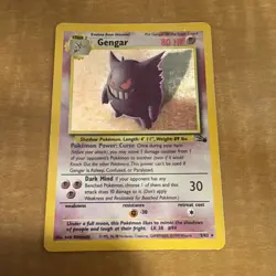 Gengar #5/62 Pokemon Fossil 1999 Holo Rare WOTC Unlimited — Lightly Played - Image 1