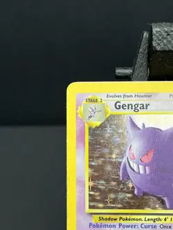Gengar 5/62 Fossil Unlimited Holo Rare 1999 Pokemon Card, English HP - Image 2