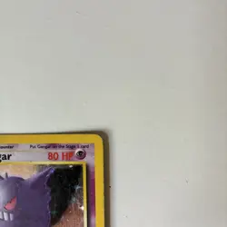 Gengar 5/62 Fossil Unlimited Holo Rare 1999 Pokemon Card, English HP - Image 3