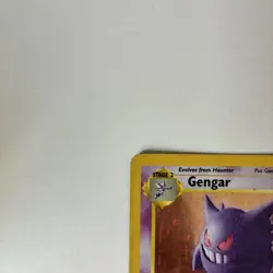 Gengar 5/62 Fossil Unlimited Holo Rare 1999 Pokemon Card, English HP - Image 4