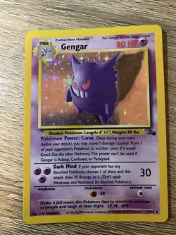 Pokemon Gengar 5/62 Holo Fossil Set WOTC 1999 Vintage Rare Card Nintendo TCG - Image 1