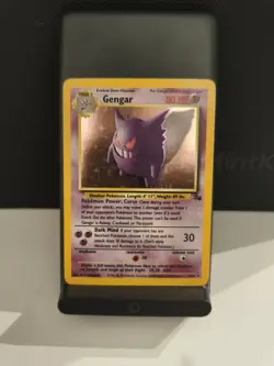 Pokemon Gengar TCG Fossil Holo Card 5/62 Unlimited Holo Rare (1999) Vintage WOTC - Image 1