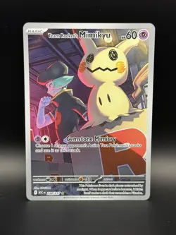 Team Rocket's Mimikyu 238/217 Illustration Rare Ascended Heroes Pokemon TCG NM/M - Image 1