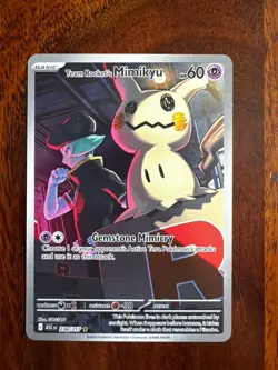 Pokemon TCG Team Rocket's Mimikyu 238/217 Illustration Rare Ascended Heroes N/M - Image 1