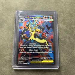 Pokemon TCG Mega Lucario EX Full Art Holo Card 160/132 Ultra Rare Mega Evolution - Image 1