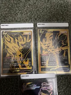 Pokemon TCG Lot Of 5 Ultra Rare Gold Card Black Star Promos NM - Image 3