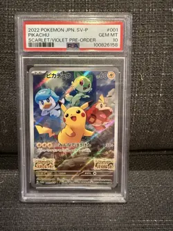Pikachu - 001/SV-P 001/SV-P Sv-P Promotional Cards Holo (Japanese) - Image 2