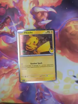 Pokemon Pikachu TCG Holo Card 051/162 Pokemon Day Promo - Image 1