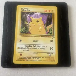 Pokemon Card Pikachu Base Set 2 Common 87/130 Near Mint - Image 2