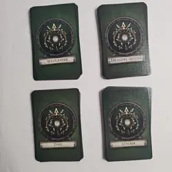 Tiny 42 Class Cards Only Descent Journeys In The Dark Wildlander Thief Green - Image 1