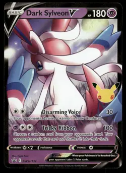 SWSH: Sword & Shield Promo Cards #SWSH134 Dark Sylveon V - Image 1