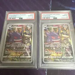 PSA10 Pokemon Card Gengar CHR Consecutive Numbers - Image 1