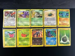 Pokemon E-Reader Lot 10 Cards English ~MP/HP Salamence Houndour - Image 1