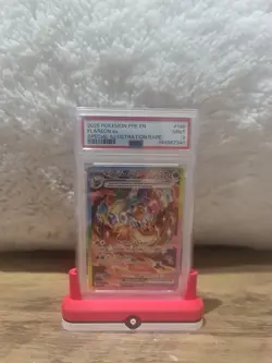 Pokemon Card Flareon EX 146 Prismatic Evolutions PSA 9 Special Illustration Rare - Image 1
