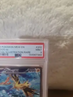 Pokemon TCG Zapdos EX Card 202/165 Scarlet Violet-151 Mint PSA 9 SIR. 📈💥 - Image 3