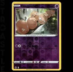 Exeggcute 057/159 Silver Tempest - Reverse Holo Common - Pokemon Card TCG - Image 1
