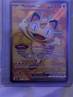 Pokemon Perfect Order Set of 5 Cards Includes Meowth EX #121 SIR Full Art NM - Image 4