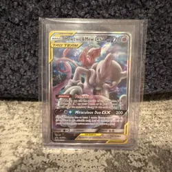 Pokemon TCG Mewtwo & Mew GX SM191 Black Star Promo Card - Image 1
