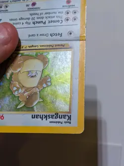 Kangaskhan Jungle Holo Card 5/64 Unlimited Rare Pokemon TCG CREASE - HP - Image 4