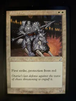 Silver Knight NM Scourge MTG FREE SHIPPING - Image 1
