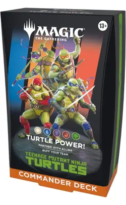 MTG Teenage Mutant Ninja Turtles Commander Deck Turtle Power Universes Beyond - Image 1